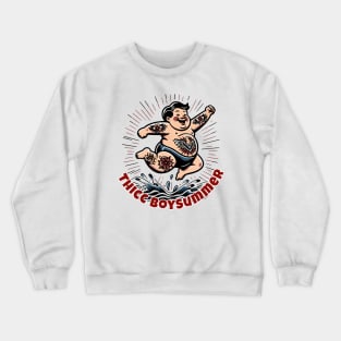 Thicc Boy Summer Crewneck Sweatshirt